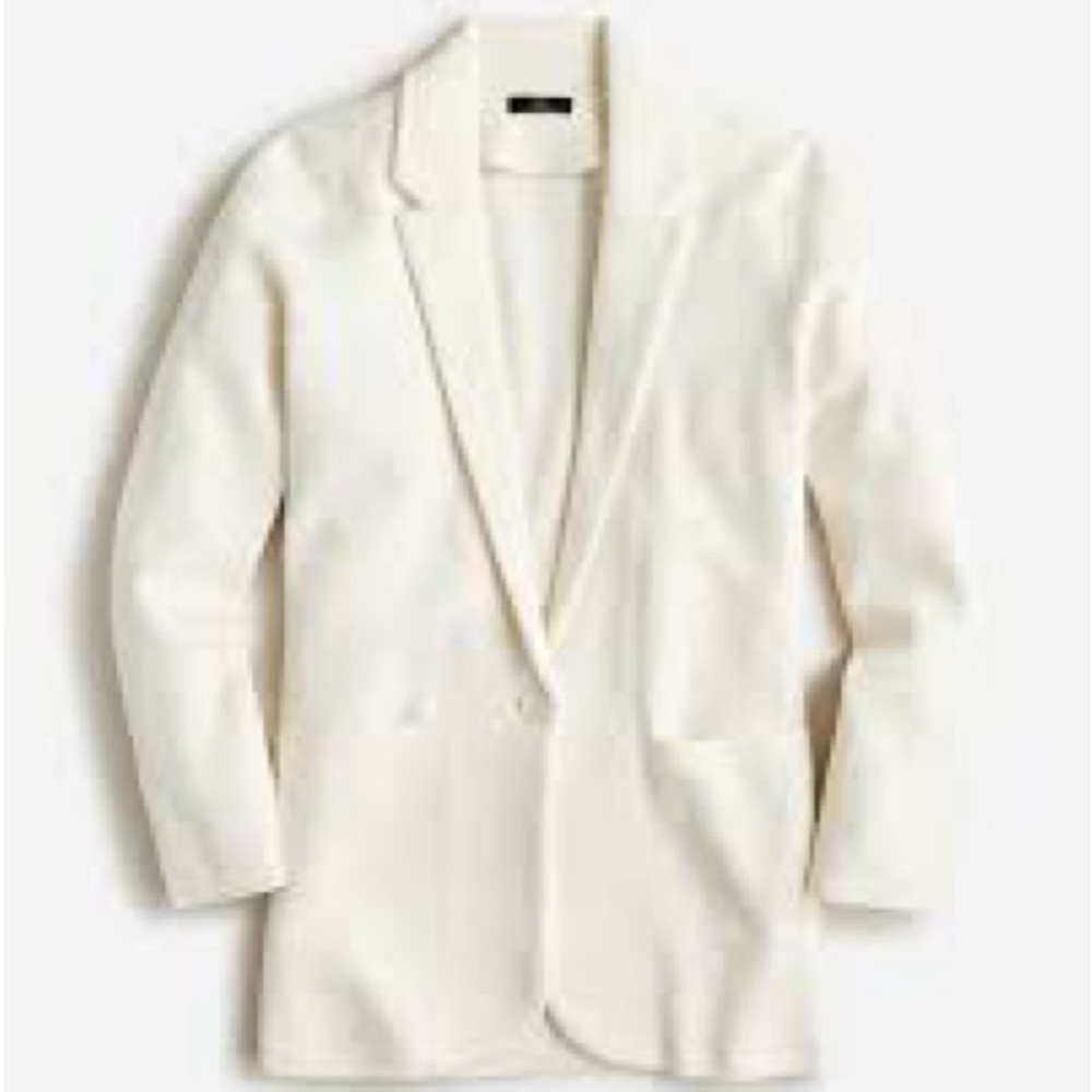 J CREW Cecile Relaxed Sweater Blazer